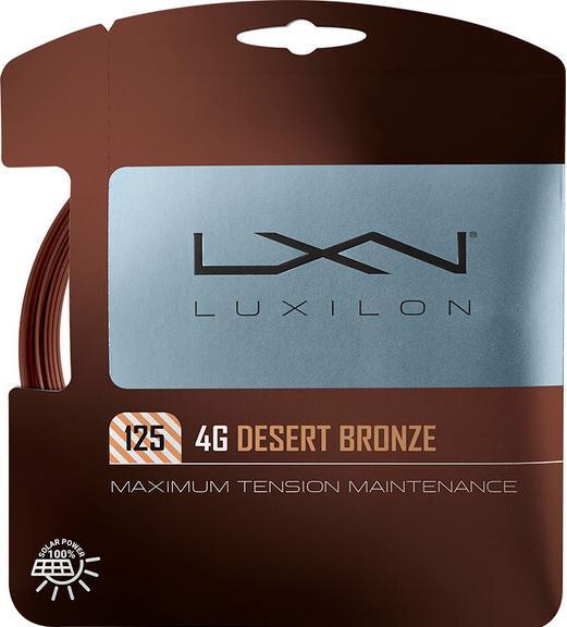 Luxilon 4G Saitenset Desert Bronze