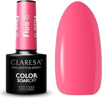 Immagine prodotto Claresa 8 Smalto UV fluorescente 5ml (Rosa, Vernice UV gel)