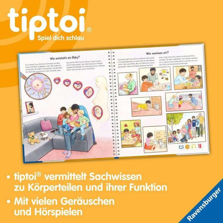 Produktbild tiptoi - Körper (Deutsch, Constanze Schargan, Heike Tober, 2022)