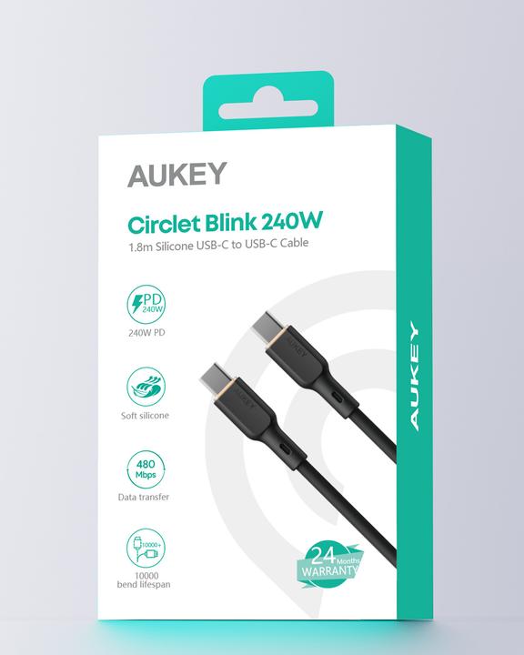 Immagine prodotto Aukey USB C – USB C (1.80 m, 240 W)