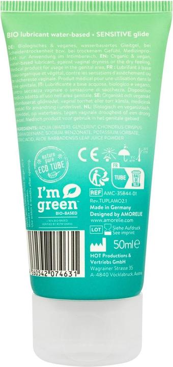 Image du produit Amorelie Gel lubrifiant bio Sensitive (50 ml)