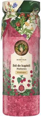 Actual product image Eurus Receptury Zielarki Vitalizing Raspberry Bath Salt 700 G (Bath pearls)