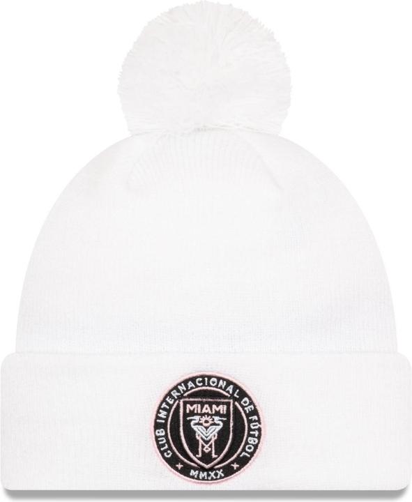 New Era Winter Mütze Beanie - Mls Inter Miami Weiss (One Size)