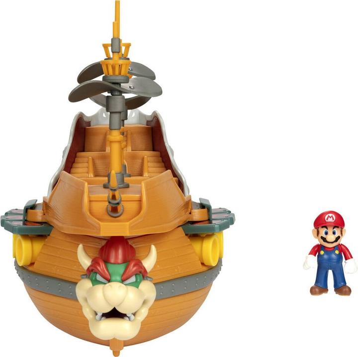 Produktbild Jakks Pacific Super Mario 2.5 Inch Deluxe Bowser"s Ship Playset