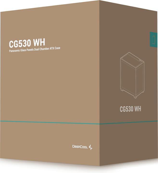 Produktbild NoName CG530 wh (weiss) (ITX, ATX, mATX)