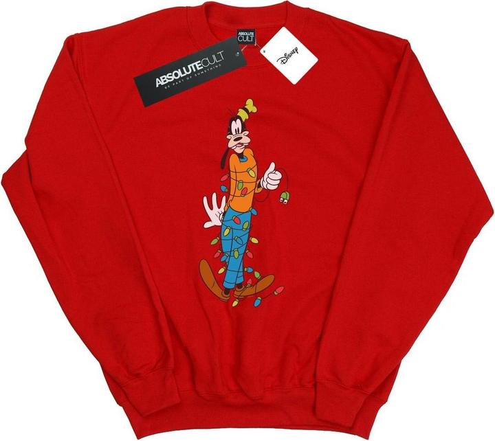 Disney Goofy Christmas Lights Sweatshirt (XL)