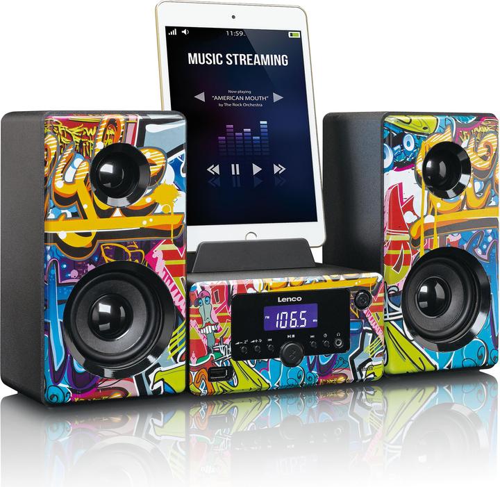 Image du produit Lenco Mc-020 (Bluetooth, 1x 10 W)