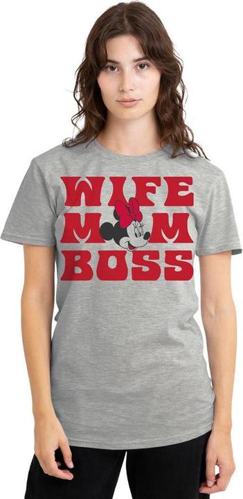 Produktbild Minnie Mouse Wife Mom Boss TShirt (M)