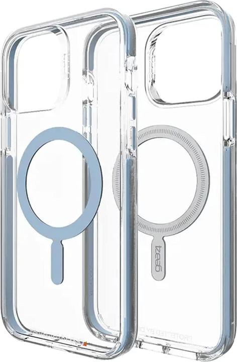 Image du produit Zagg GEAR4 Santa Cruz Snap, Housse, Apple, iPhone 13 Pro, 15,5 cm (6.1"), Bleu, Transparent (Apple iPhone 13 Pro)
