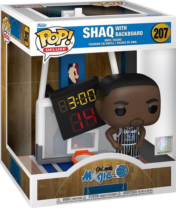 Actual product image Funko NBA Legends POP! Sports Deluxe Vinyl Figur Shaq w/Backboard 16 cm