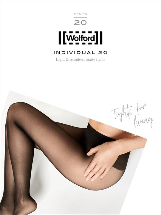 Wolford Individual 20 Strumpfhosen, Farbe 4273 cosmetic, Grösse 44-46 (20 DEN, 44 - 46)