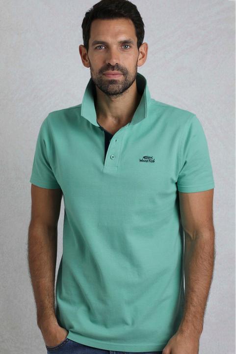 Produktbild Weird Fish Miles Poloshirt Baumwolle aus biologischem Anbau (L)
