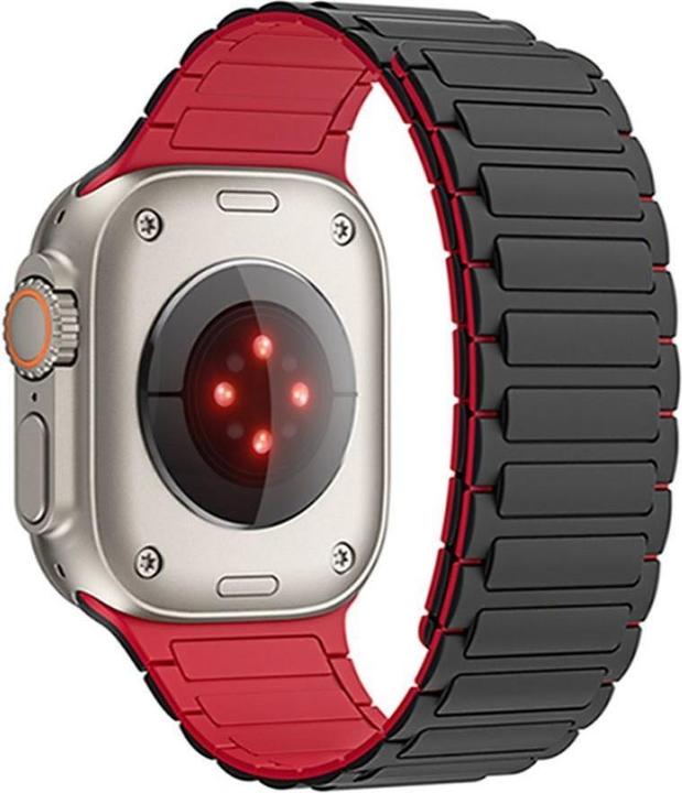 Image du produit Tech-Protect IconBand Magnetic Strap for Apple Watch 4 / 5 / 6 / 7 / 8 / 9 / SE / Ultra 1 / 2 (42/44) (silicone de haute qualité)