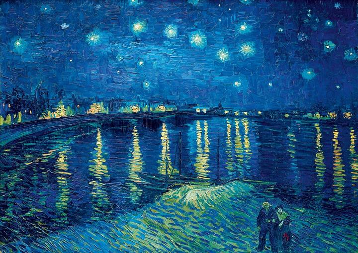 Produktbild Bluebird Puzzle 1000 pieces Vincent Van Gogh - Starry Night over the Rhône, 188 (1000 Teile)