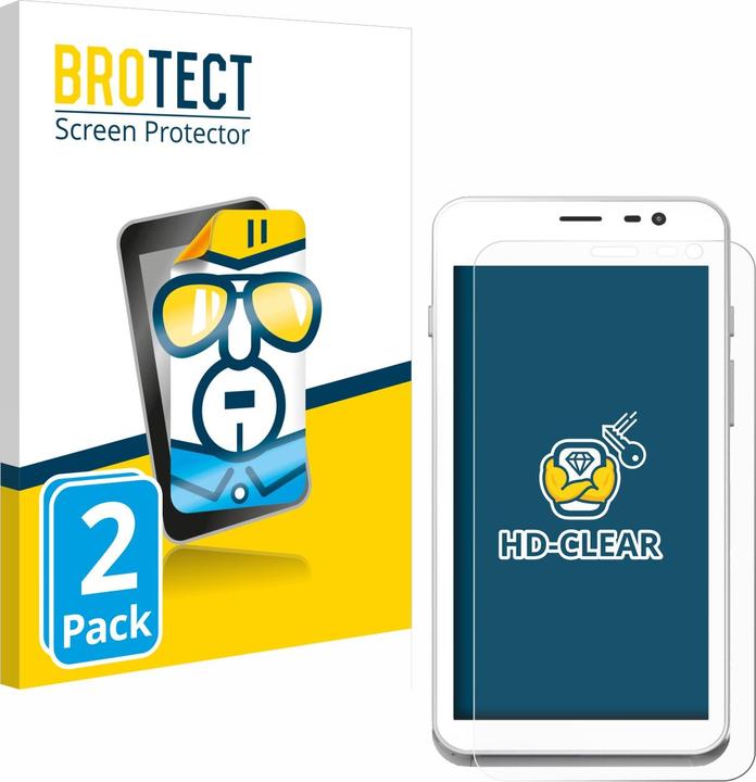 Produktbild BROTECT Schutzfolie Displayschutz Klar (2 Stück, Oppo A77s)