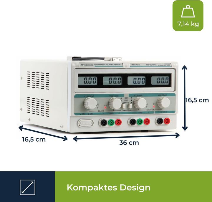 Image du produit Velleman Double Alimentation De Laboratoire En Courant Continu