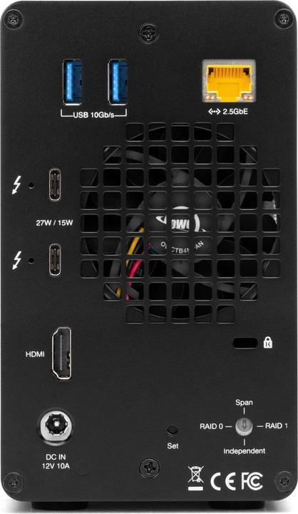 Actual product image OWC Gemini 24GB Dual drive TB3 RAID Storage and Docking Encl (12 TB)