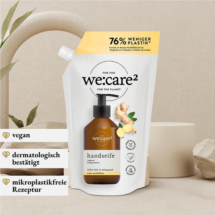 Actual product image we:care2 Handseife (Liquid soap, refill, 500 ml)
