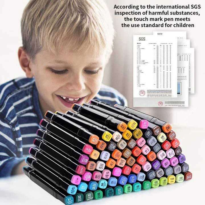 Produktbild Tongfu Shop 80 Farbstifte Marker Set (Mehrfarbig, 80 x)