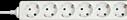 Actual product image Lindy Socket strip (6 x, CEE 7/3, 1.40 m)