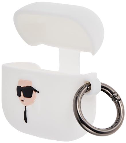 Image du produit Karl Lagerfeld KLA3RUNIKH Coque AirPods 3 blanche/blanche Silicone Karl Head 3D (Sac pour écouteurs)