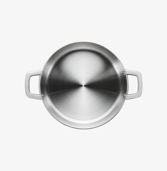 Actual product image Fiskars Norden Steel casserole, 5l, uncoated (Pot, Stainless steel)