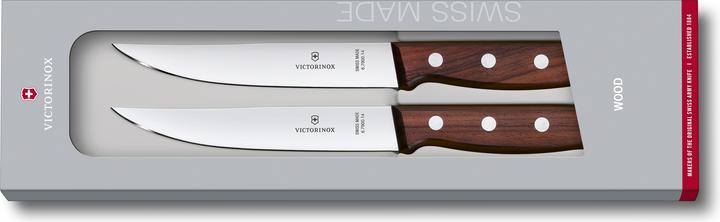 Produktbild Victorinox Wood Steakmesser-Set, 2-teilig (2 Stück, Messer)
