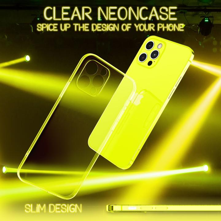 Actual product image Nalia Clear Neon Cell Phone Case (Apple iPhone 12 Pro)