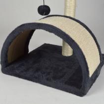 Lola Toys cat tree with toy and tunnel 38cm anthracite
