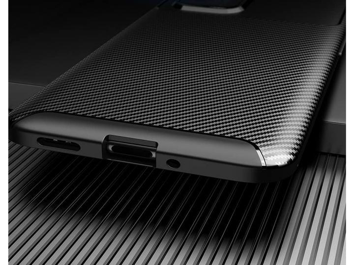 Productafbeelding Screenguard Oppo A94 5G Romp Carbon Design TPU Hoesje (Oppo A94 5G)