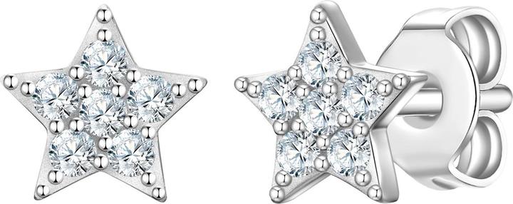 Rafaela Donata Damen Ohrringe Stern Sterling Silber - 34738 (Sterling Silber)