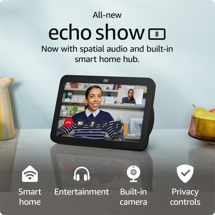 Actual product image Amazon ECHO Show 8 (3rd gen. 2023) (Amazon Alexa)