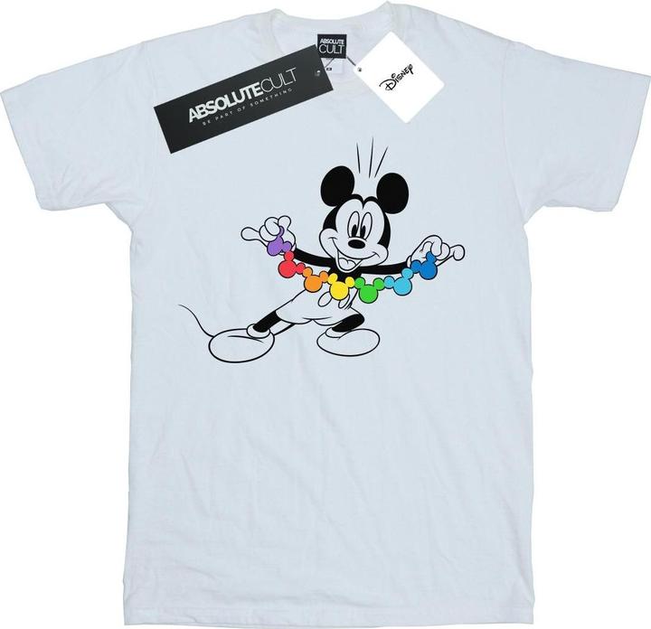 Disney Mickey Mouse Rainbow Chain TShirt Jungen