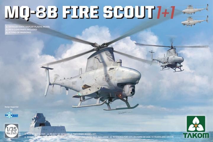 Actual product image Takom MQ-8B FIRE SCOUT 1+1