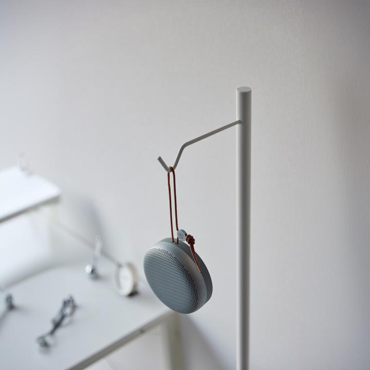 Actual product image Yamazaki TOWER height-adjustable lantern stand