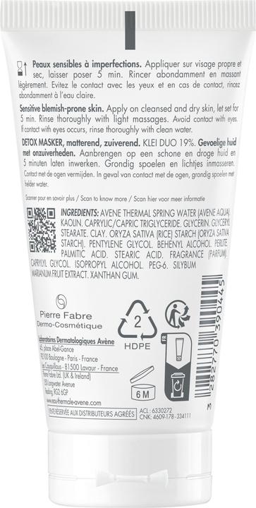 Immagine prodotto Avène Cleanance Maschera Detox (50 ml)