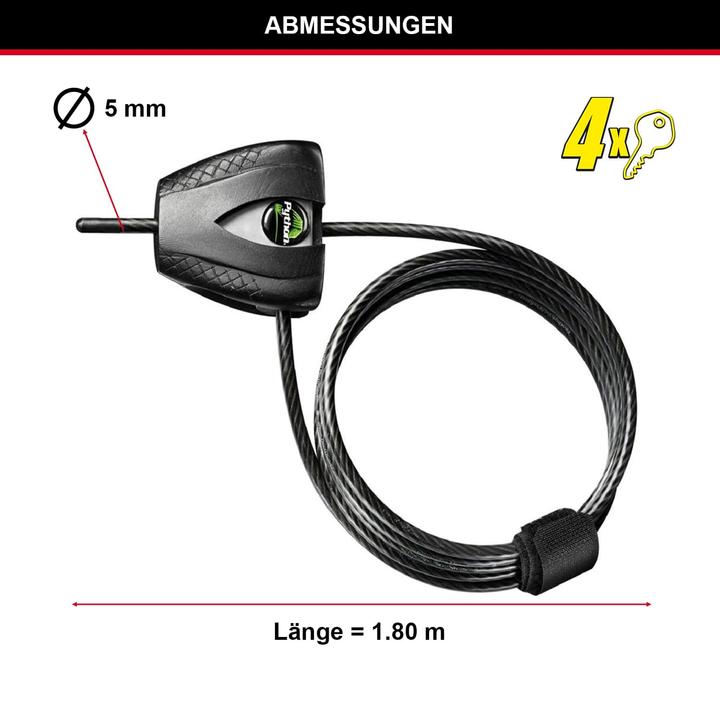 Actual product image Master Lock Python Compact (180 cm)