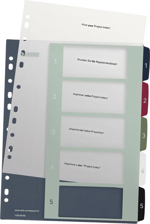 Produktbild Leitz STYLE - PC-beschriftbares Register