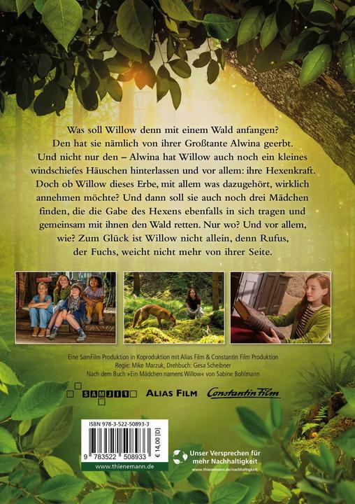 Produktbild Planet Ein Mädchen namens Willow: Das Buch zum Film (Deutsch, Sabine Bohlmann, 2025)