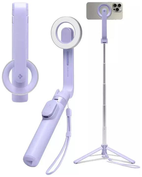 Produktbild Spigen S571W MagSafe Bluetooth Selfie Stick with Tripod - Purple