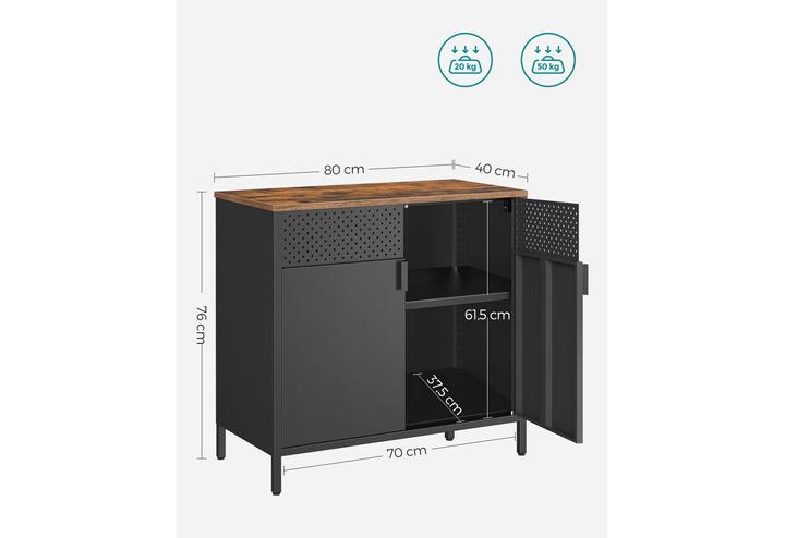 Actual product image Songmics Jeff (80 x 40 x 76 cm)