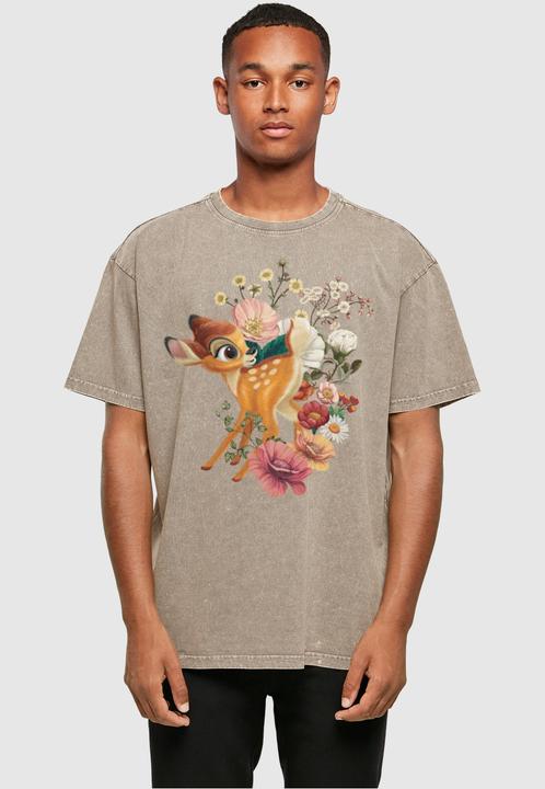 Immagine prodotto Absolute Cult Disney - Maglietta oversize con lavaggio acido di Bambi Meadow - 116259 (XL)