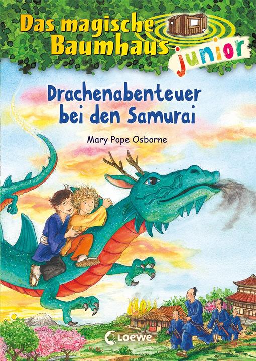 Produktbild Loewe Das magische Baumhaus junior (Band 34) - Drachenabenteuer bei den Samurai (Deutsch, Mary Pope Osborne, Jutta Knipping, Sabine Rahn, Loewe Erstlesebücher, 2023)