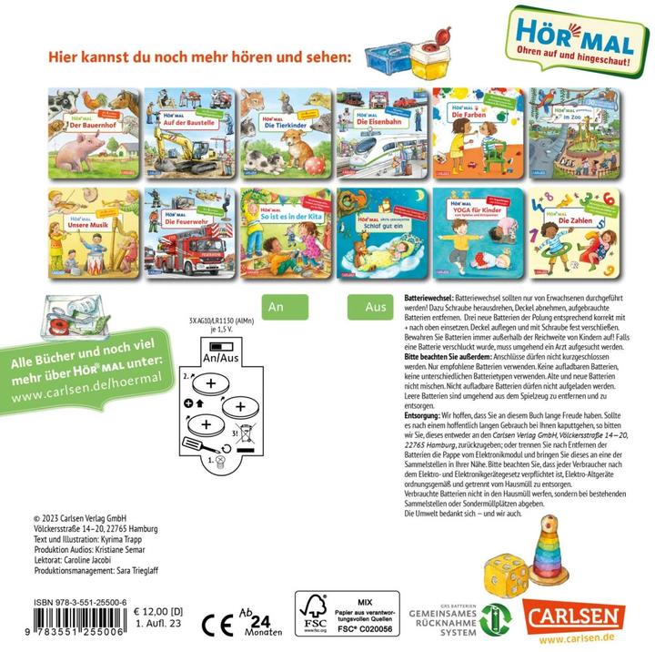 Produktbild Hör mal (Soundbuch): Bei der Kinderärztin (Kyrima Trapp, Deutsch)
