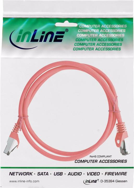 Produktbild InLine Patchkabel (S/FTP, CAT8.1, 0.30 m)