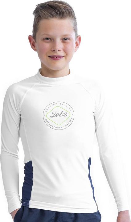 Jobe Rash Guard Longsleeve Youth White (92, 94, 96, 98, 102, 104)
