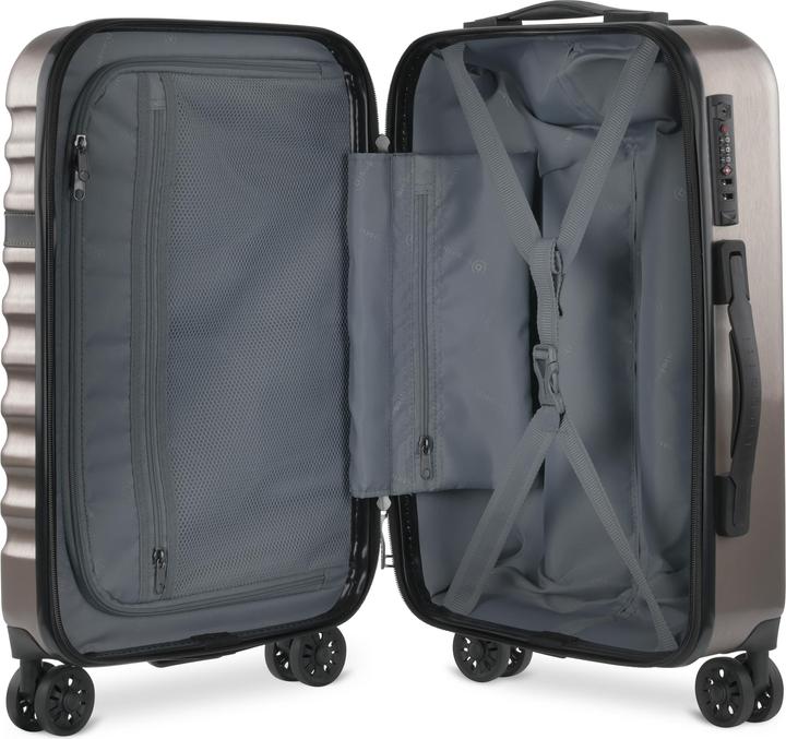 Immagine prodotto Bugatti Corium - Valigia rigidaRosé (30 l, Bagaglio a mano (fino a 50 litri))