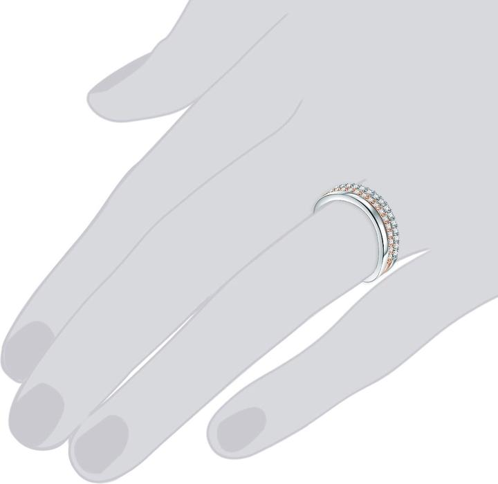 Immagine prodotto Rafaela Donata Donna Argento Zirconia Argento/Oro Rosa - 10914 (60, 925 Argento)