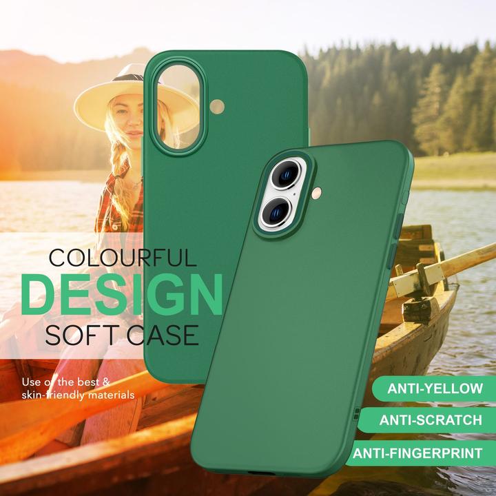 Actual product image Nalia Matt silicone cover (Apple iPhone 16)
