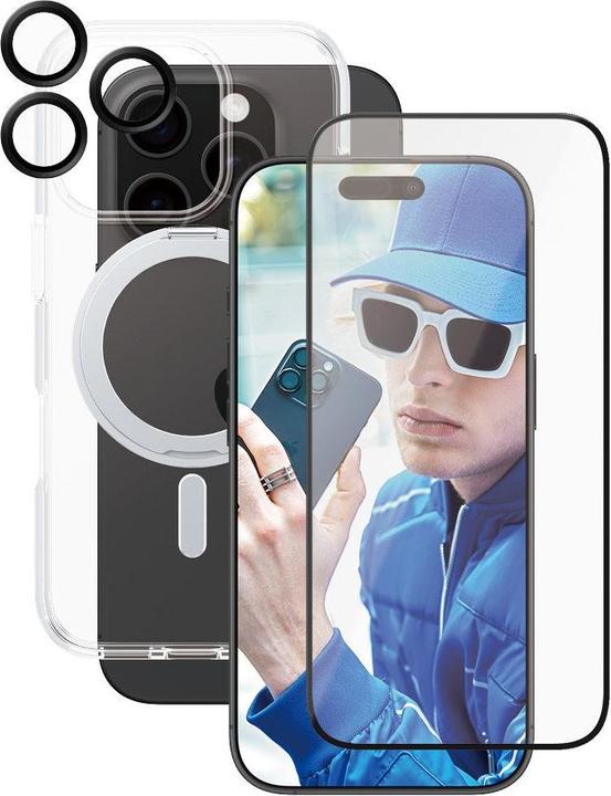 Actual product image PanzerGlass CARE Feature 3-in-1 Ceramic Bundle iPhone '24 6.3" Pro (1 Piece, Apple iPhone 16 Pro)